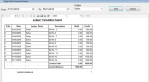 Ledger Report