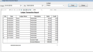 Ledger Report