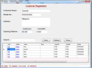 Customer Registration