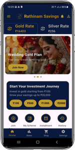 Monthly Savings Mobile App