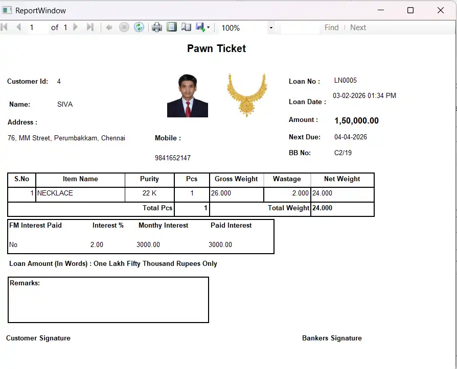 Pawn Broking